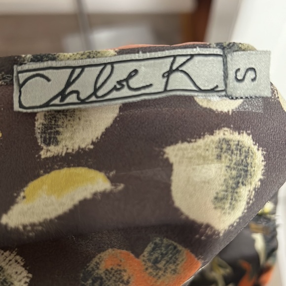 Chloe K Polka Dot Top Sz S - Picture 5 of 5